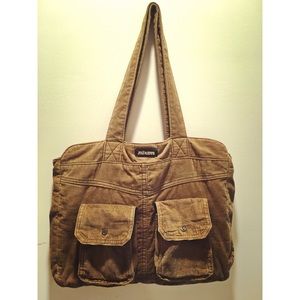 Nixon Corduroy Laptop Shoulder Bag